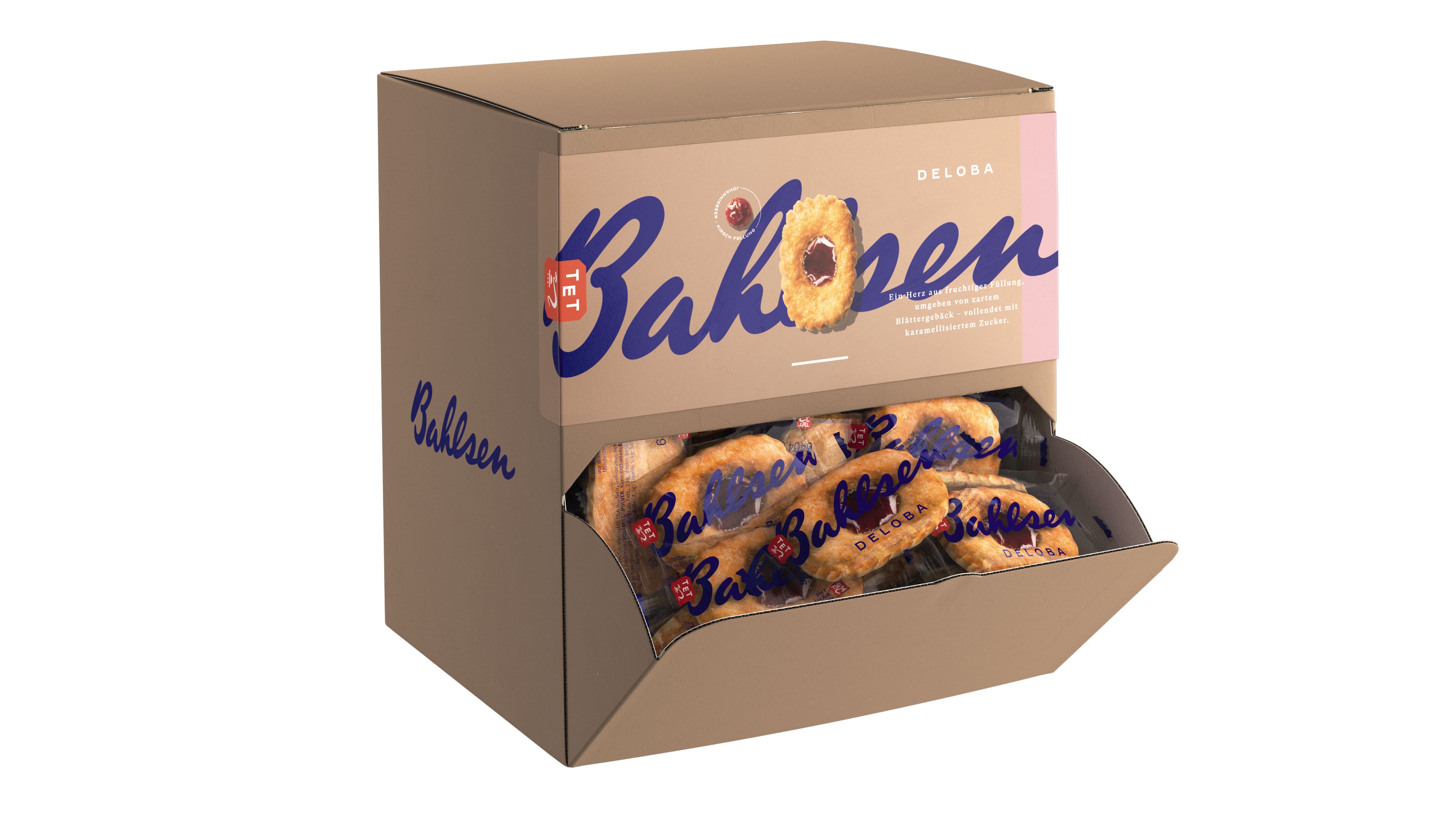 Bahlsen DELOBA, Inhalt: ca. 150 Stück à 7 g je Spenderbox.