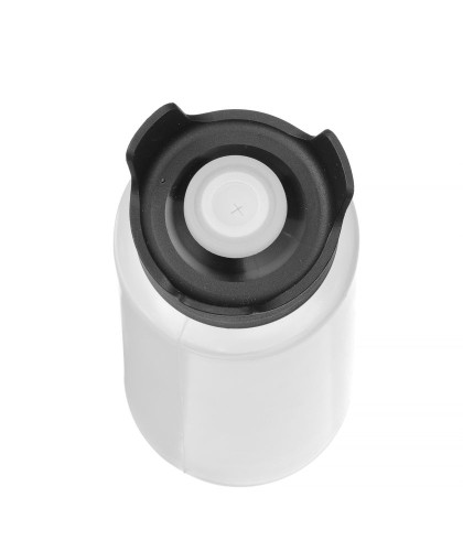 Spenderflasche von Hendi, tropffrei, transparent schwarz 230 ml