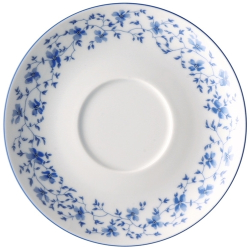 Arzberg Suppen-Untertasse 17cm FORM 1382 BLAUBLÜTE