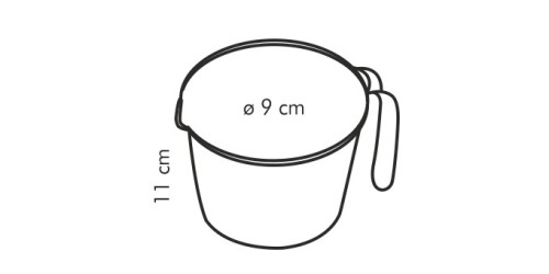 Messbecher mit Aufgießer DELÍCIA 0.5 l