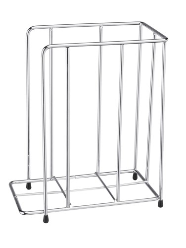 Serviettenhalter. verchromt. verchromt - mit rutschhemmenden Füßen, passend für 33er