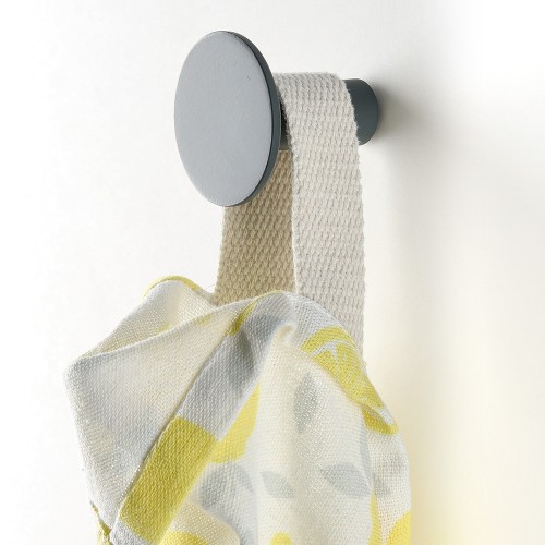 Geschirrtuch "Lime", Leinen/Polyester, weiß/gelb / Maße: 50x70 cm