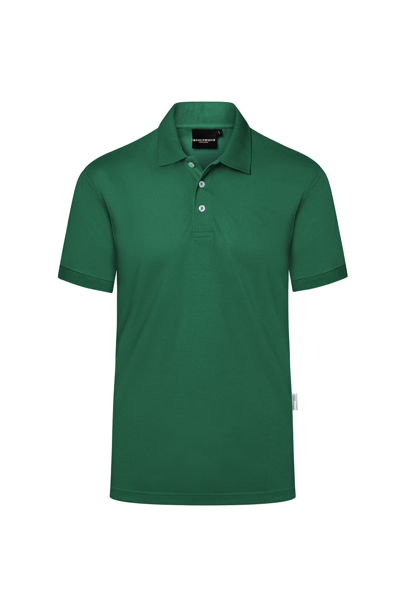 Herren Workwear Poloshirt Modern-Flair, aus nachhaltigem Material , GR. M , Farbe: waldgrün , von Karlowsky