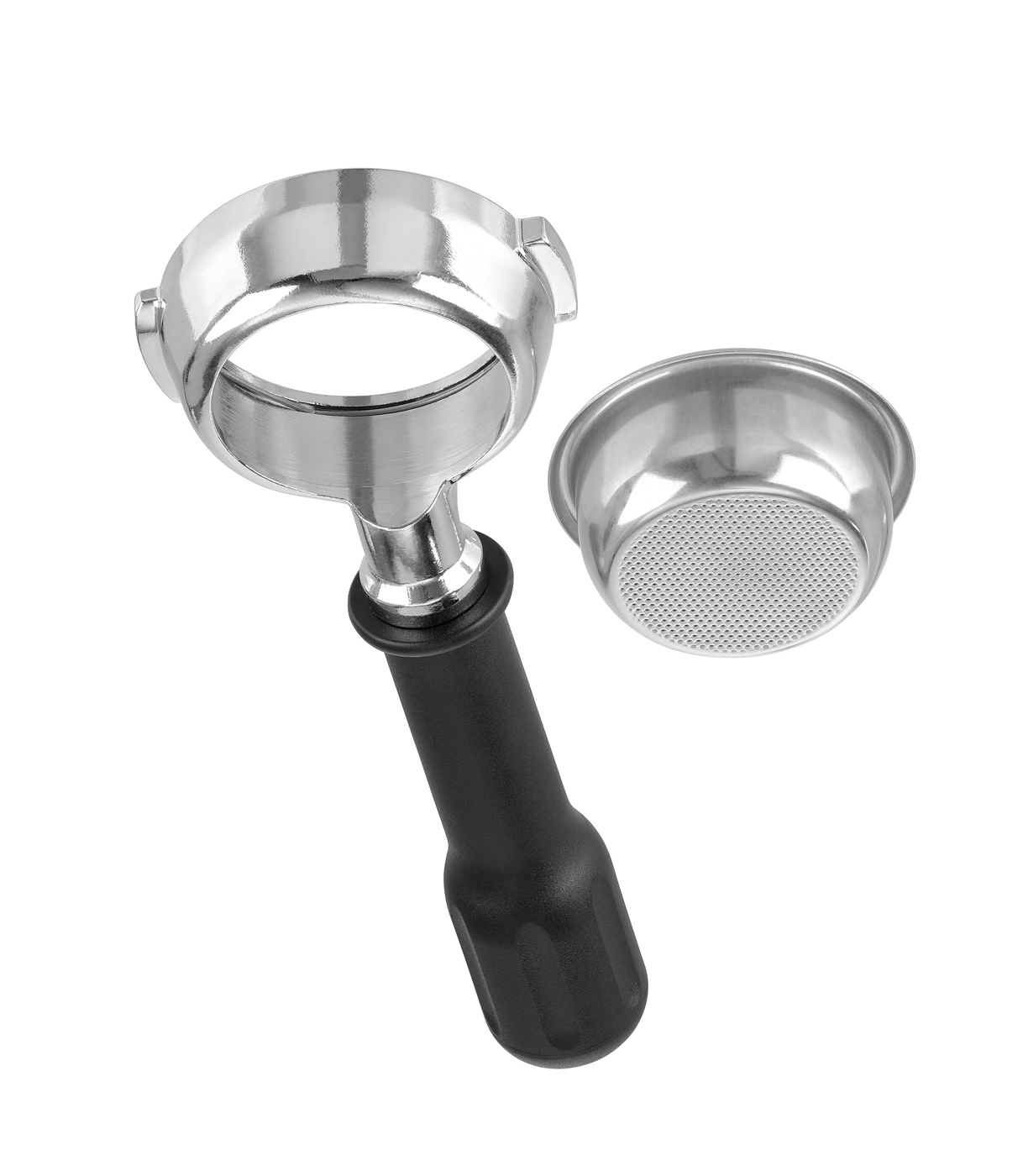 Bartscher Siebträger Coffeeline 2100 |Ausführung: bodenlos | Maße: 7 x 22 x 4,5 cm.Gewicht: 0,43 kg