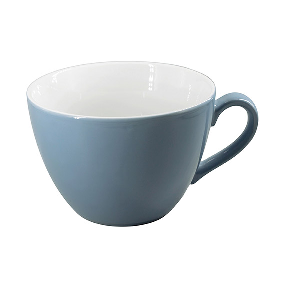 Obertasse 0,45 l - Form: Table Selection - Dekor, 79925 grau-blau - aus Porzellan. Hersteller:, Eschenbach. "Made in Germany".