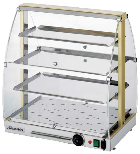 NEUMÄRKER Backwaren-Warmhaltevitrine Wunderland 500x360x550 mm