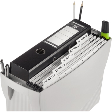 HAN Hängemappenbox SWING DIN A4 20 Hängemappen Polystyrol lichtgrau