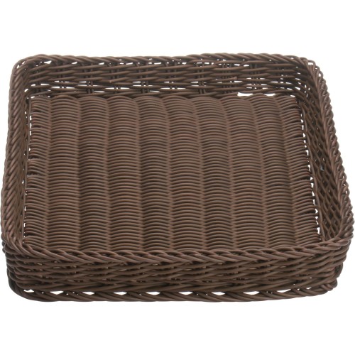 Westmark Tablett eckig, 40 x 30 x5 cm, braun