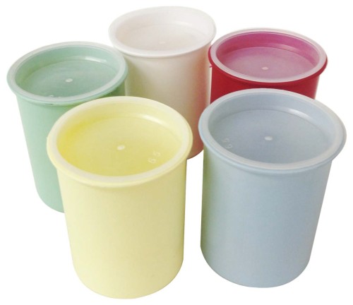 Neumärker Steamblend Portionsbecher-Set, 50 Stück | wiederverwendbar | mehrfarbig