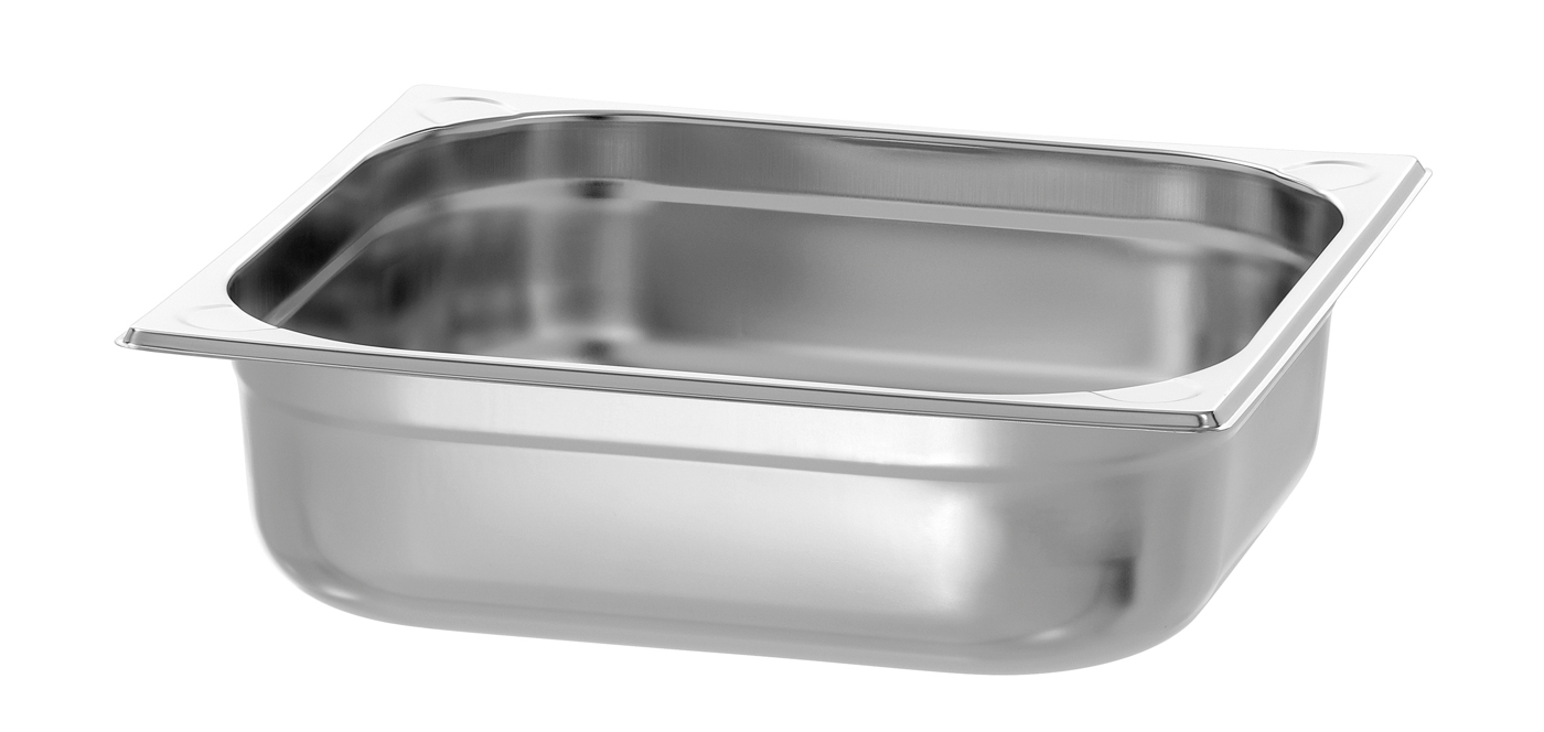 Bartscher GN-Behälter, 2/3GN,T100, Basic Line |Ausführung: Ohne Perforation | Maße: 35,5 x 32,5x 10,0 cm. Gewicht: 0,75 kg
