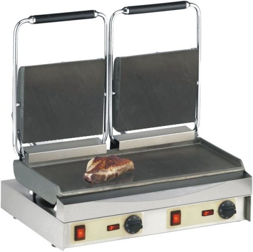NEUMÄRKER Eco Kamtschatka-Grill - oben/unten glatt ohne Digitaltimer 585x400x230/590 mm