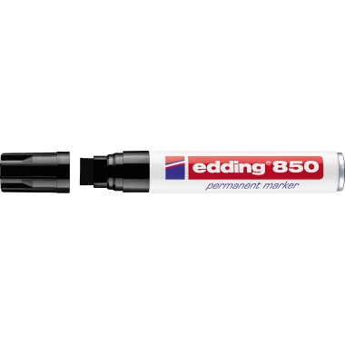 edding Permanentmarker 850 5-15mm schwarz Blockspitze nachfüllbar