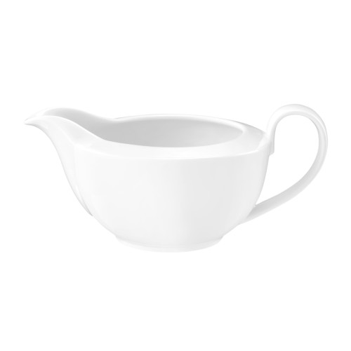 Seltmann Sauciere 0,45 l, rund, Form: Community, weiss, hohe Kantenschlagfestigkeit, Made in Germany
