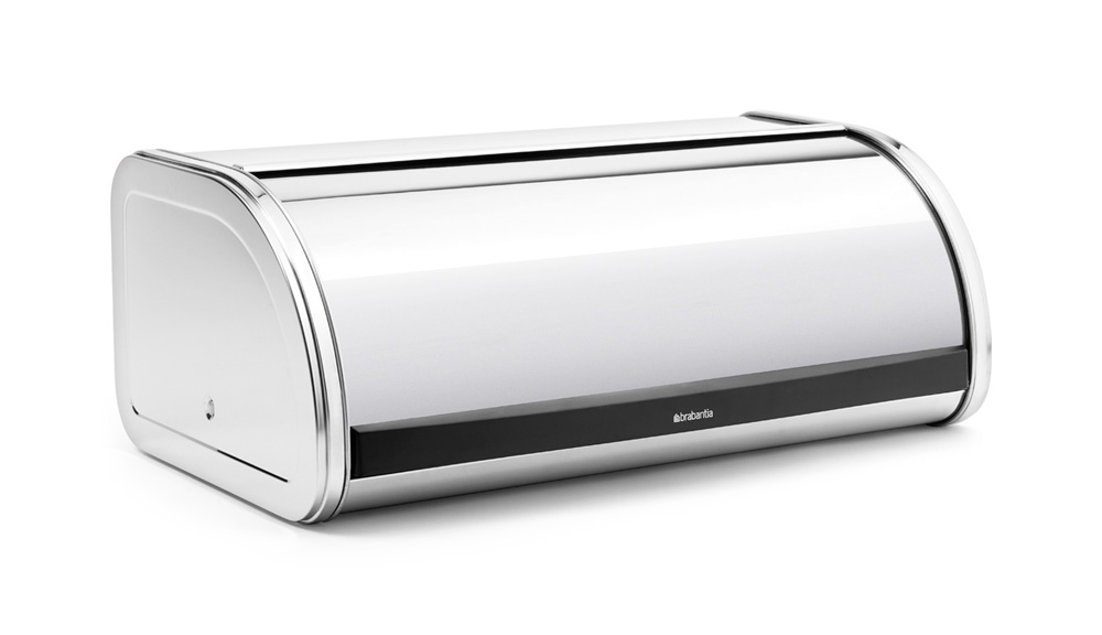 Brabantia Rollbrotkasten / Seiten Brilliant Steel Brilliant Steel