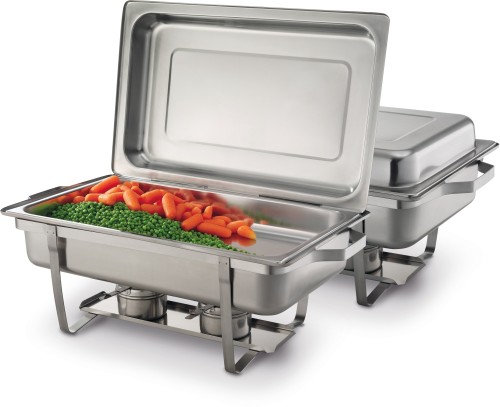 HENDI Chafing Dish Gastronorm 1/1 - 9 Liter - 620x350x(H)310 mm Doppelpack -