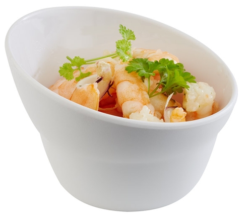 Schale -CASUAL- Ø 10 cm, H: 7 cm, 0,13 Liter Melamin, weiß spülmaschinengeeignet stapelbar nicht mikrowellengeeignet keine