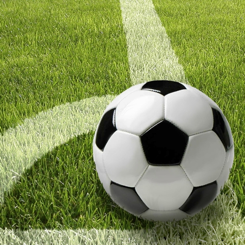 20 Servietten, 3-lagig 1/4-Falz 33 cm x 33 cm "Football" von PAPSTAR