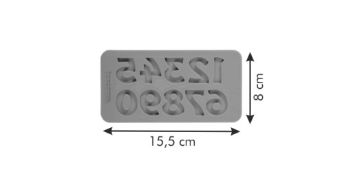 Silikonformen DELICIA DECO, Retro-Zahlen