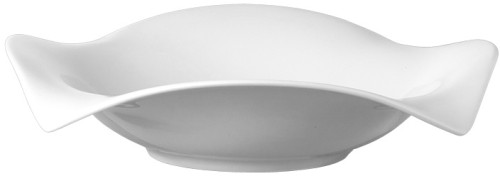 Modern Dining-Poncho Weiss Teller tief 24 cm
