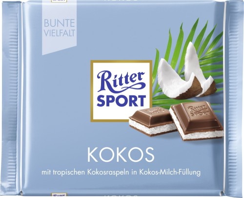 Ritter Sport Schokolade Kokos 100G