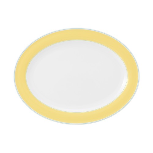 Seltmann Platte oval 31 cm, oval, Form: Community, Dekor: 57401 Landhaus, hohe Kantenschlagfestigkeit, Made in Germany