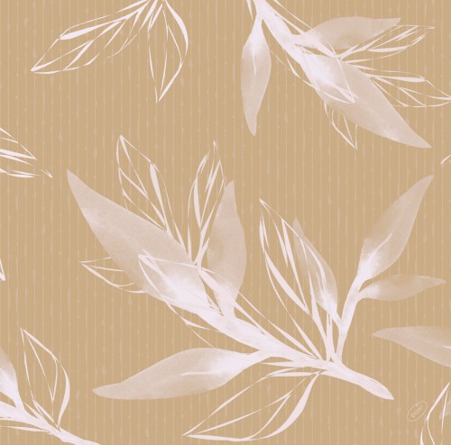 Duni Dunisoft® Serviette 40 x 40 cm Eco Leaves, 360 Stk/Krt (6 x 60 Stk)