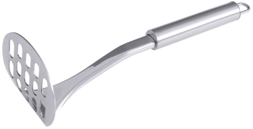 Kartoffelstampfer Serie POLARIS, seidenmatt polierter Griff, ganz aus Edelstahl 18/10, Materialstärke 1,5 mm, hochglänzend,