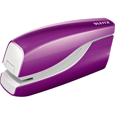 Leitz Elektroheftgerät NeXXt WOW fest 10 Bl. (80 g/m) e1 Metall/Kunststoff violett metallic