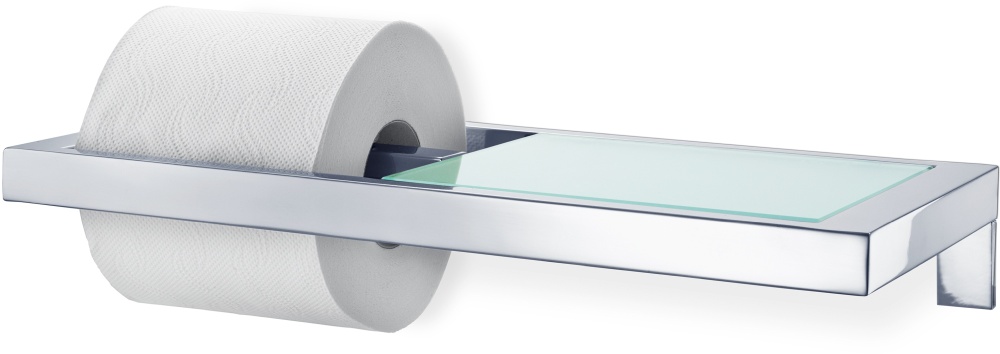 BLOMUS WC-Rollenhalter mit Glasablage - poliert -