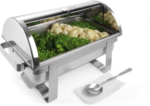 HENDI Chafing Dish Rolltop Gastronorm 1/1 - 9 Liter - 590x340x(H)400 mm
