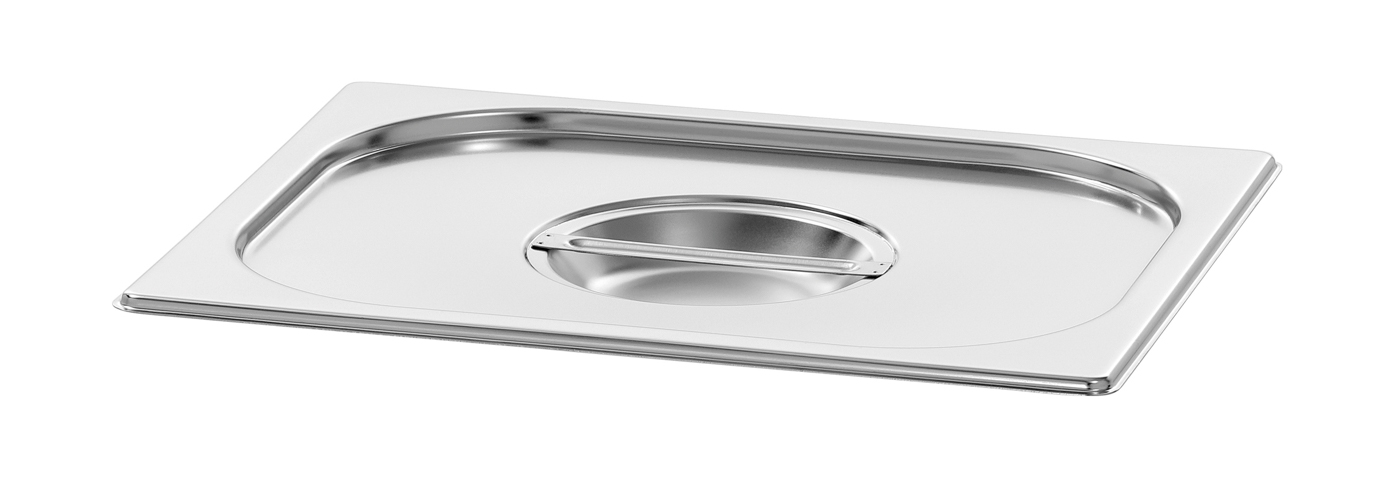Bartscher Deckel 1/2 GN, Basic Line |Silikondichtung: Nein | Maße: 32,5 x 26,5 x 3,0cm. Gewicht: 0,25 kg