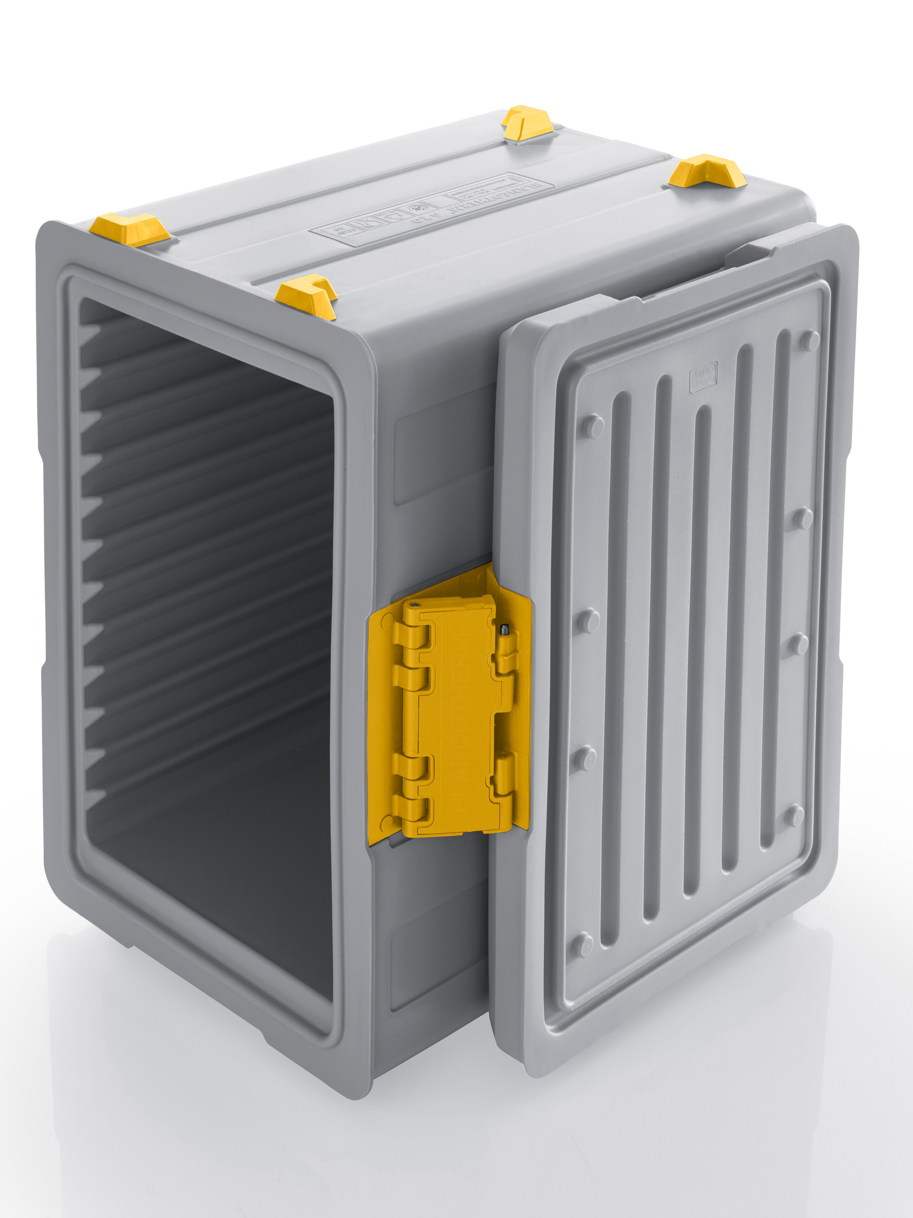 BLANCO BLANCOTHERM 620 KUF, Speisentransportbehälter aus Kunststoff, mit Flügeltür, um 270° C schwenkbar, Kapazität: 3x GN