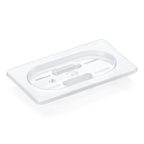 GN 1/9 Deckel, mit Skalierung. Material: Polycarbonat. Serie: GN 94.