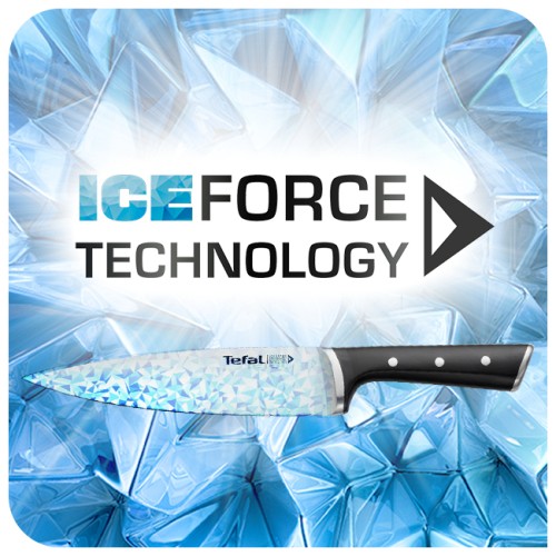 Tefal Ice Force Kochmesser 15cm, Küchenmesser, Klinge aus deutschem Edelstahl für