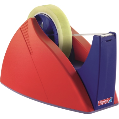 tesa® Tischabroller Easy Cut® Professional 25 mm x 66 m (B x L) rot/blau
