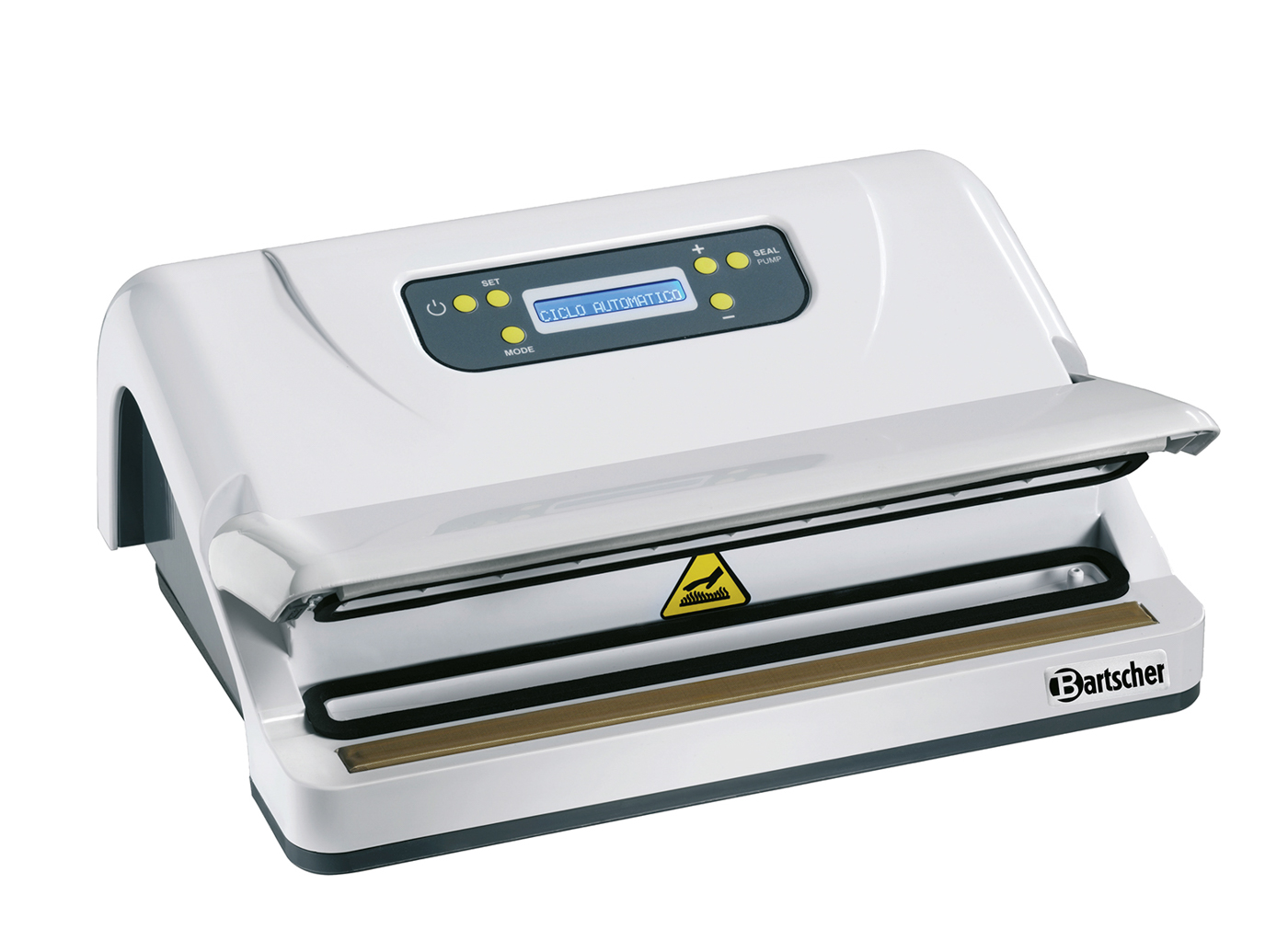 Bartscher Vakuumierer 300P/MSD, 320mm | Vakuumkontrolle: Elektronisch | Maße: 39 x 31 x 140 cm. Gewicht: 4,5 kg