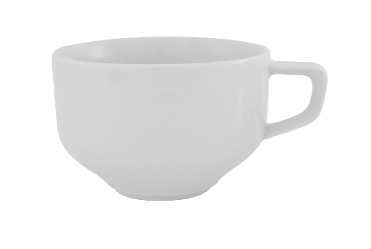 Kaffee-Obertasse 0,37 l, Form BARISTAR - uni weiss