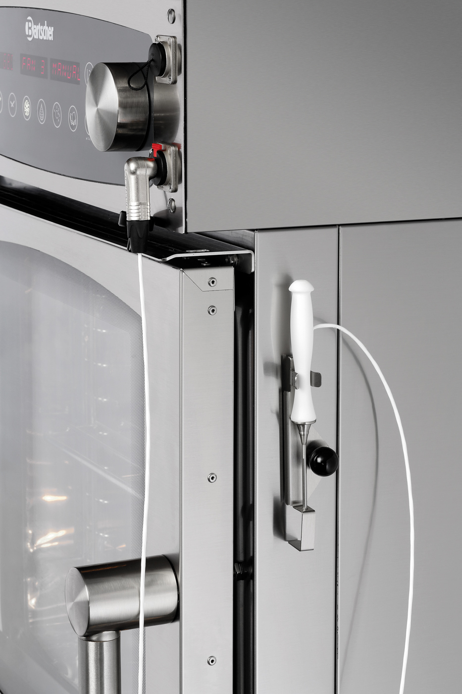 Bartscher Kerntemperaturfühler-Set | Länge Kabel:1,8 m | Maße: 18 x 26,5 x 2,5 cm. Gewicht: 0,57 kg