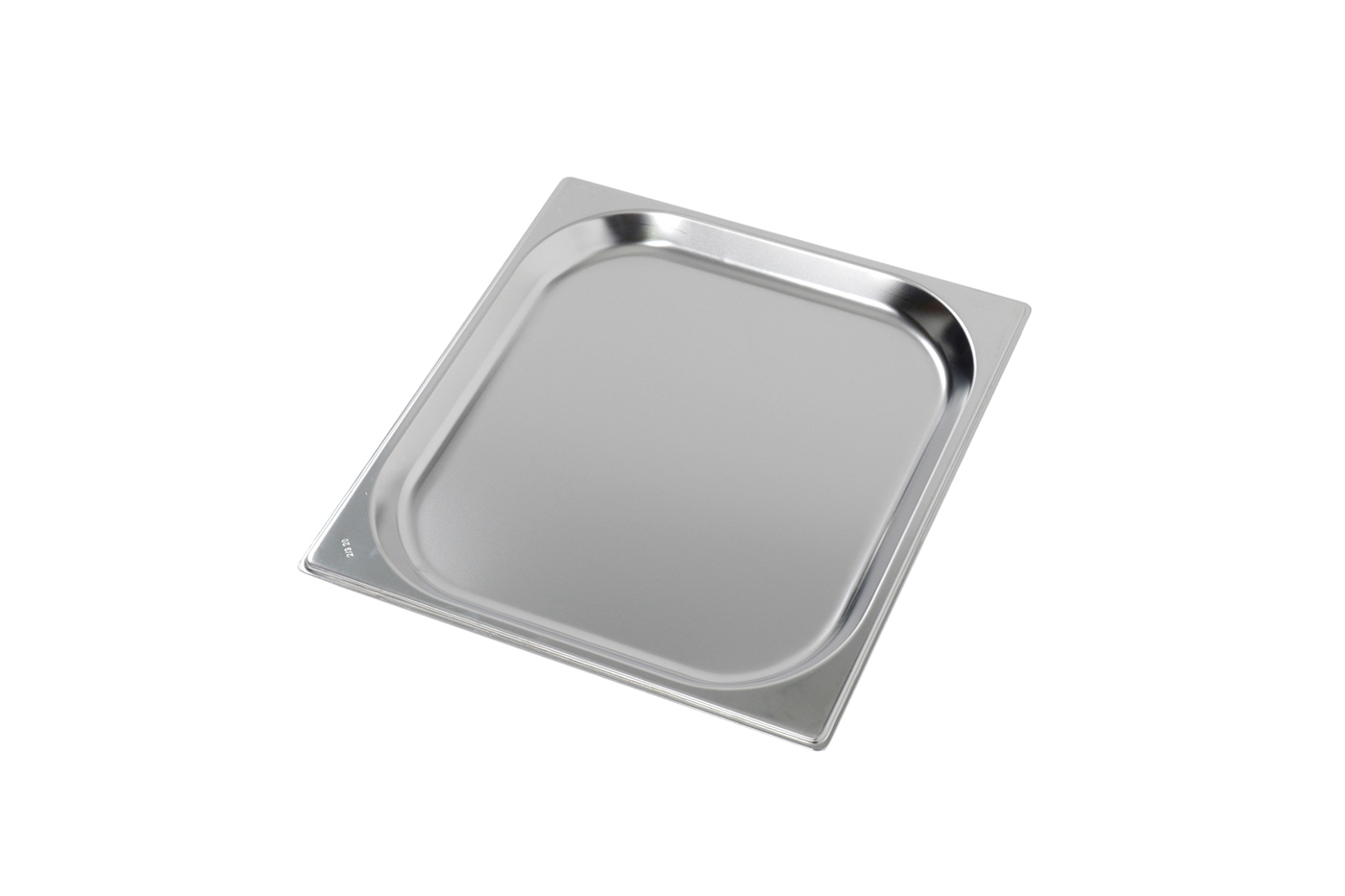 Bartscher GN Blech 2/3 | Ausführung: OhnePerforation | Maße: 35,4 x 32,5 x 2,0 cm. Gewicht:1,2 kg