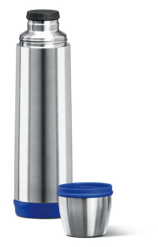 EMSA CAPTAIN Isolierflasche Edelstahl/blau 0,7 L.