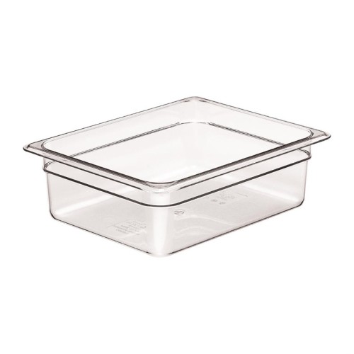 Cambro Polycarbonat GN 1/2 Behälter 100mm. Ermöglicht das Lagern, Transportieren und Servieren aus einem Behälter. GN