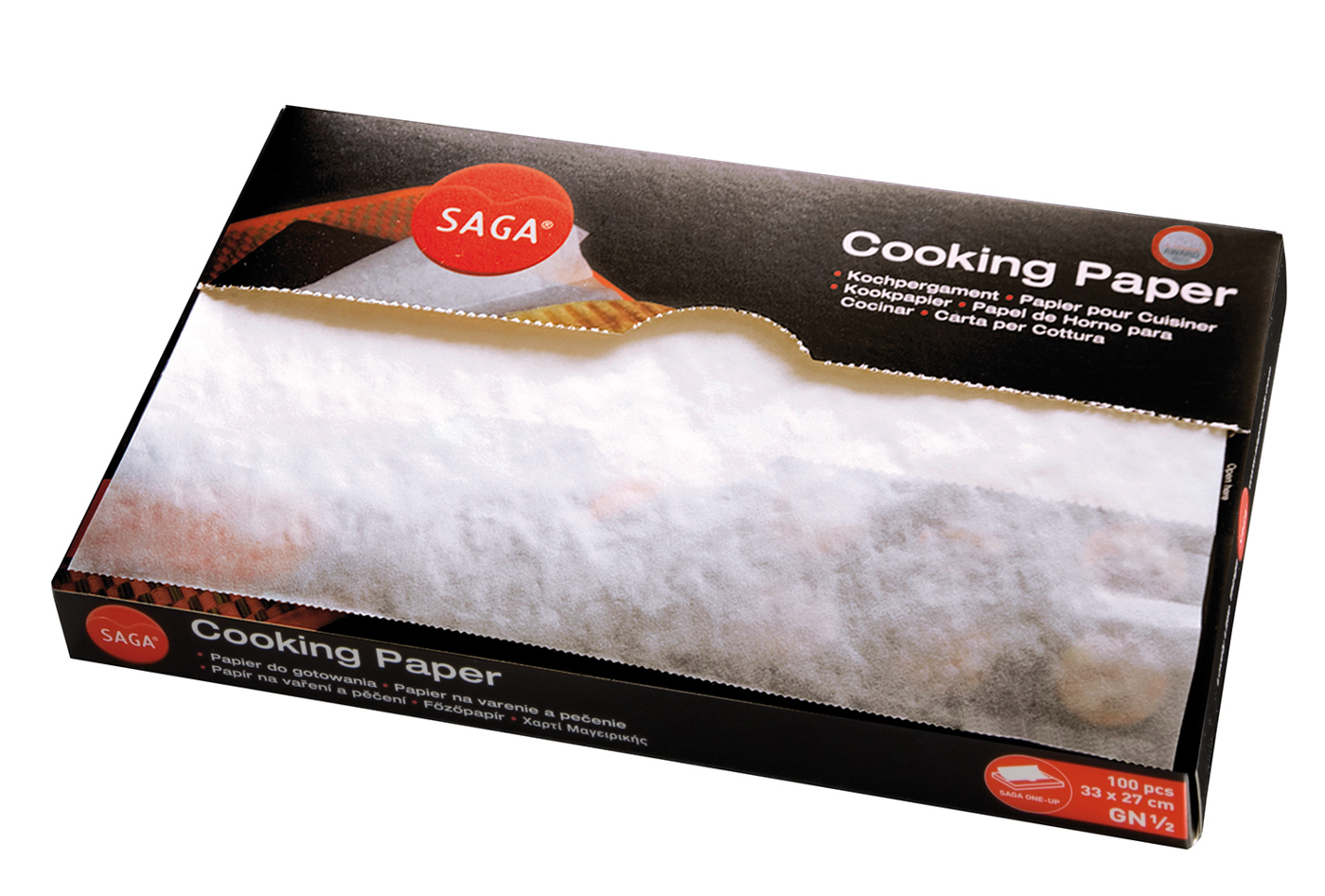 Bartscher Kochpergament 1/2 GN | Hitzebeständig bis: 220 °C | Maße: 35,7 x 29,5 x 179 cm. Gewicht: 0,37 kg