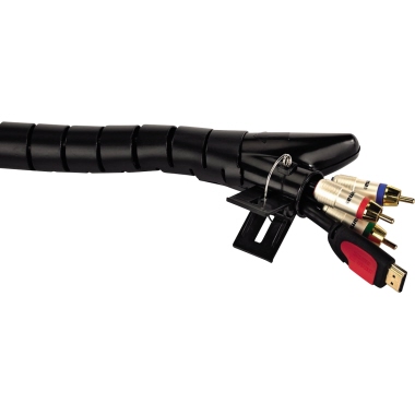 Hama Kabelschlauch 30 mm x 1,5 m (Ø x L) Kunststoff schwarz