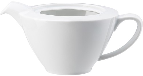 Mesh Weiss von Rosenthal, Teekanne Unterteil 0,4 l von Rosenthal, aus Porzellan