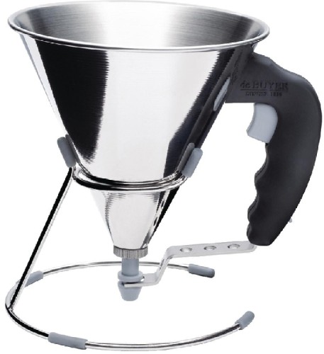 De Buyer Mini Fondanttrichter automatisch 0,8 Liter
