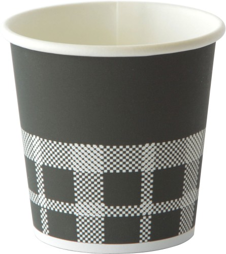 Duni Becher Izza schwarz 12 cl Weiß, 1620 Stk/Krt (36 x 45 Stk)