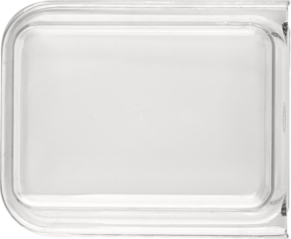 BAUSCHER kunststoffdeckel Deckel transparent hoch 126 x 103 mm