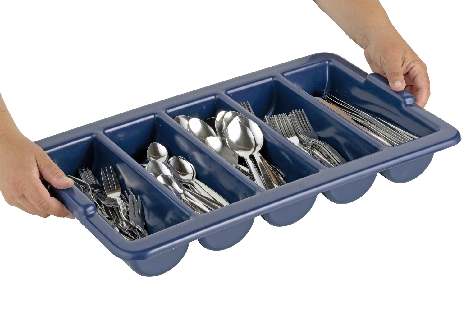 Sparset MONITA, Edelstahl 18/0, trowalisiert, Messer aus Klingenstahl. Enthält 200 Besteckteile für 40 Personen.