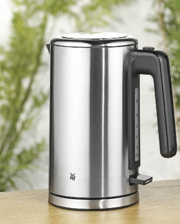 WMF Lono Wasserkocher 1,6 l kabelloser Wasserkocher Einhanddeckelöffnung per Knopfdruck