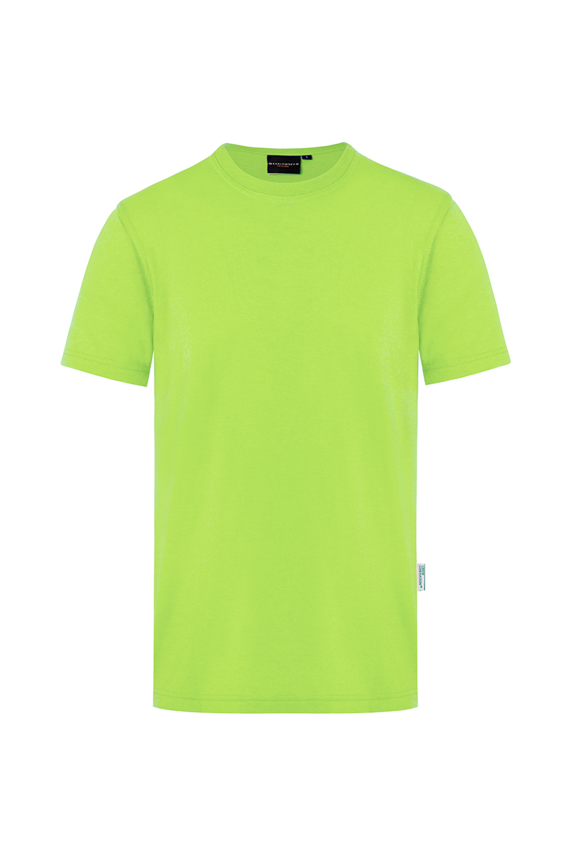 Herren Workwear T-Shirt Casual-Flair, aus nachhaltigem Material , GR. L , Farbe: kiwi , von Karlowsky